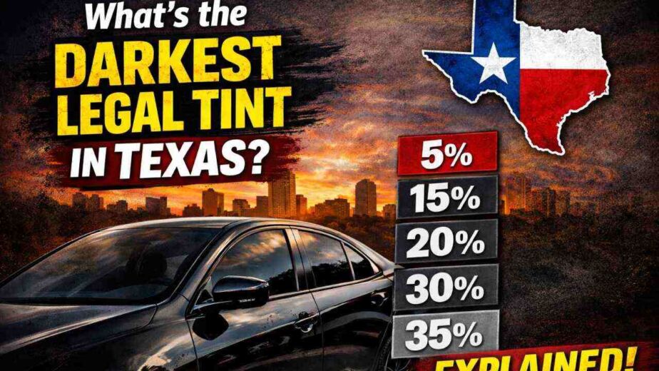 Darkest legal tint in texas