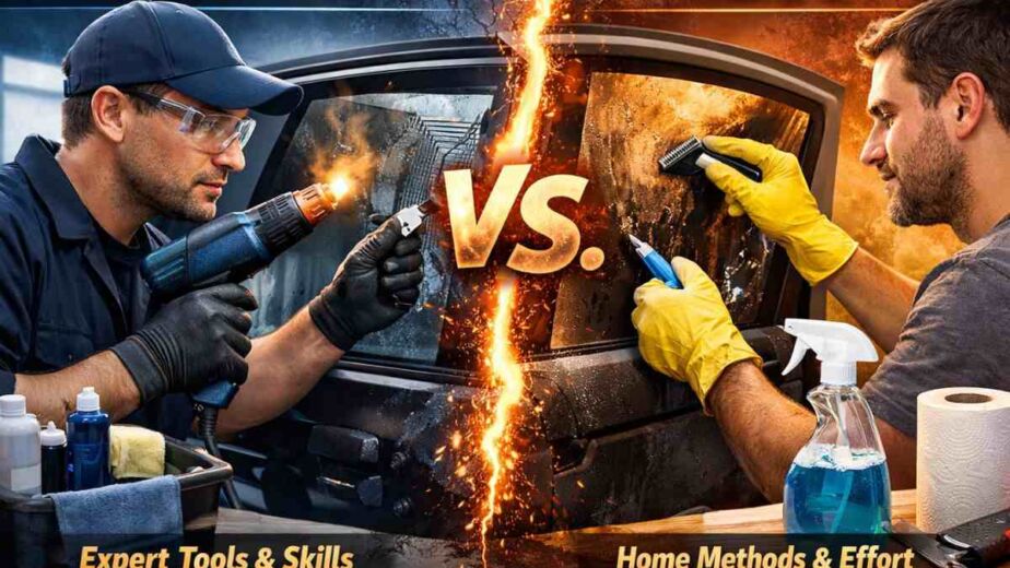 professional vs DIY tint removal